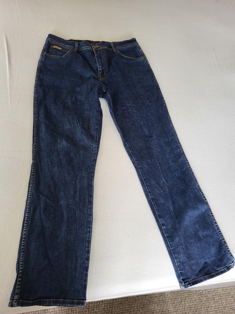 Wrangler jeans W36 L 32 Model Texas stretch, Ophalen of Verzenden, Gedragen, Blauw, Overige jeansmaten