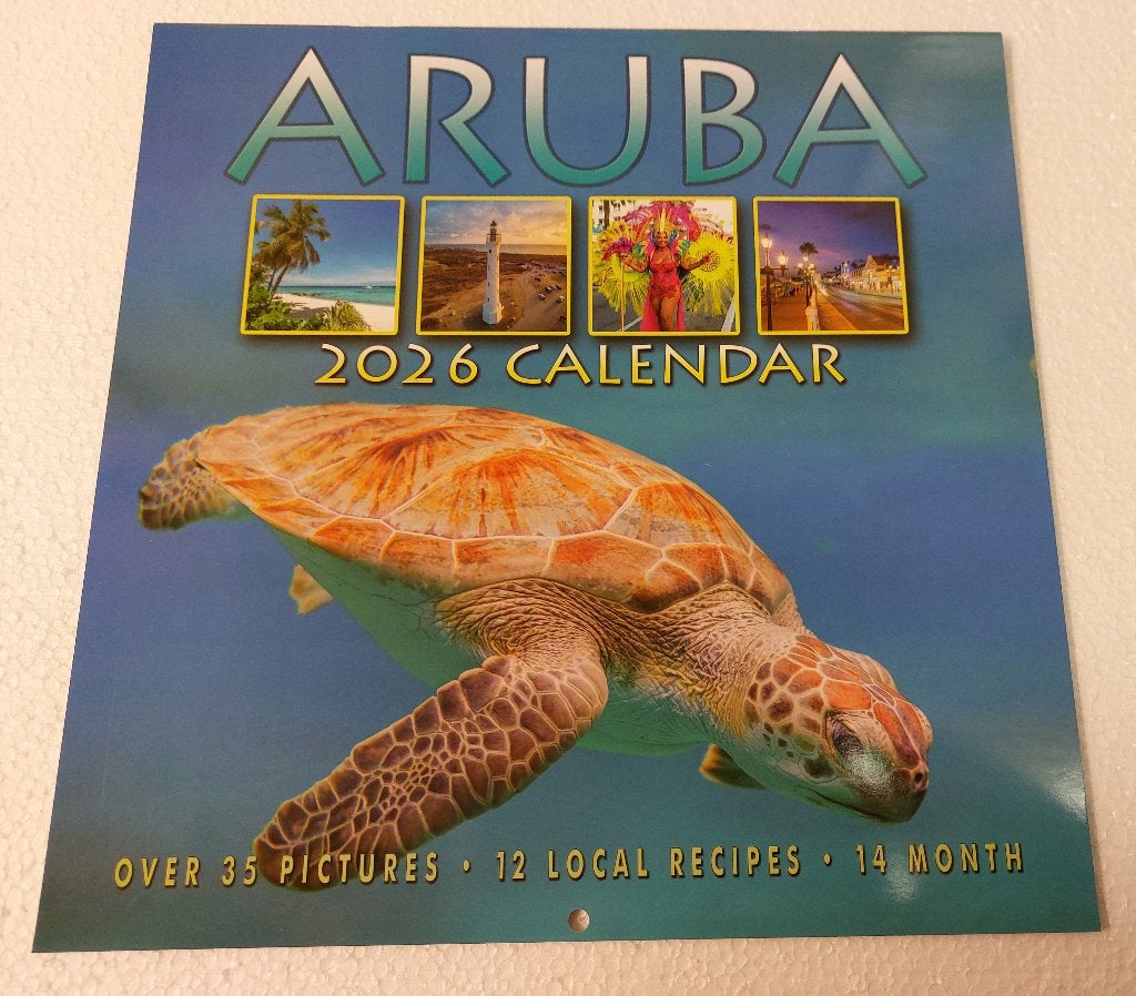 ARUBA KALENDER 2026 NIEUW !, Nieuw, Ophalen of Verzenden, NvT, Aruba