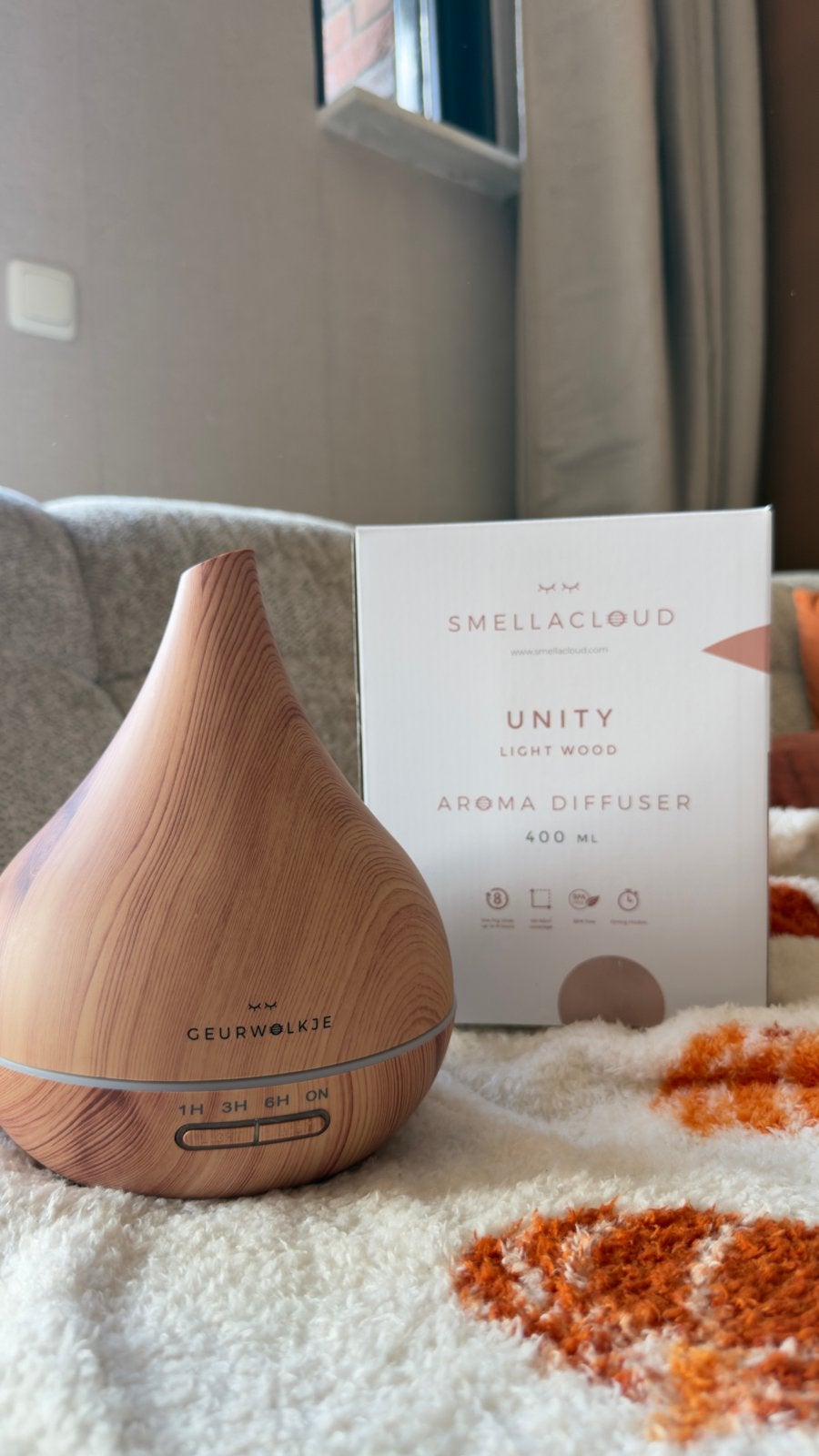 Geurwolkje Unity Aroma Diffuser - Nieuw in doos, Ophalen, Nieuw, Beige, Kunststof