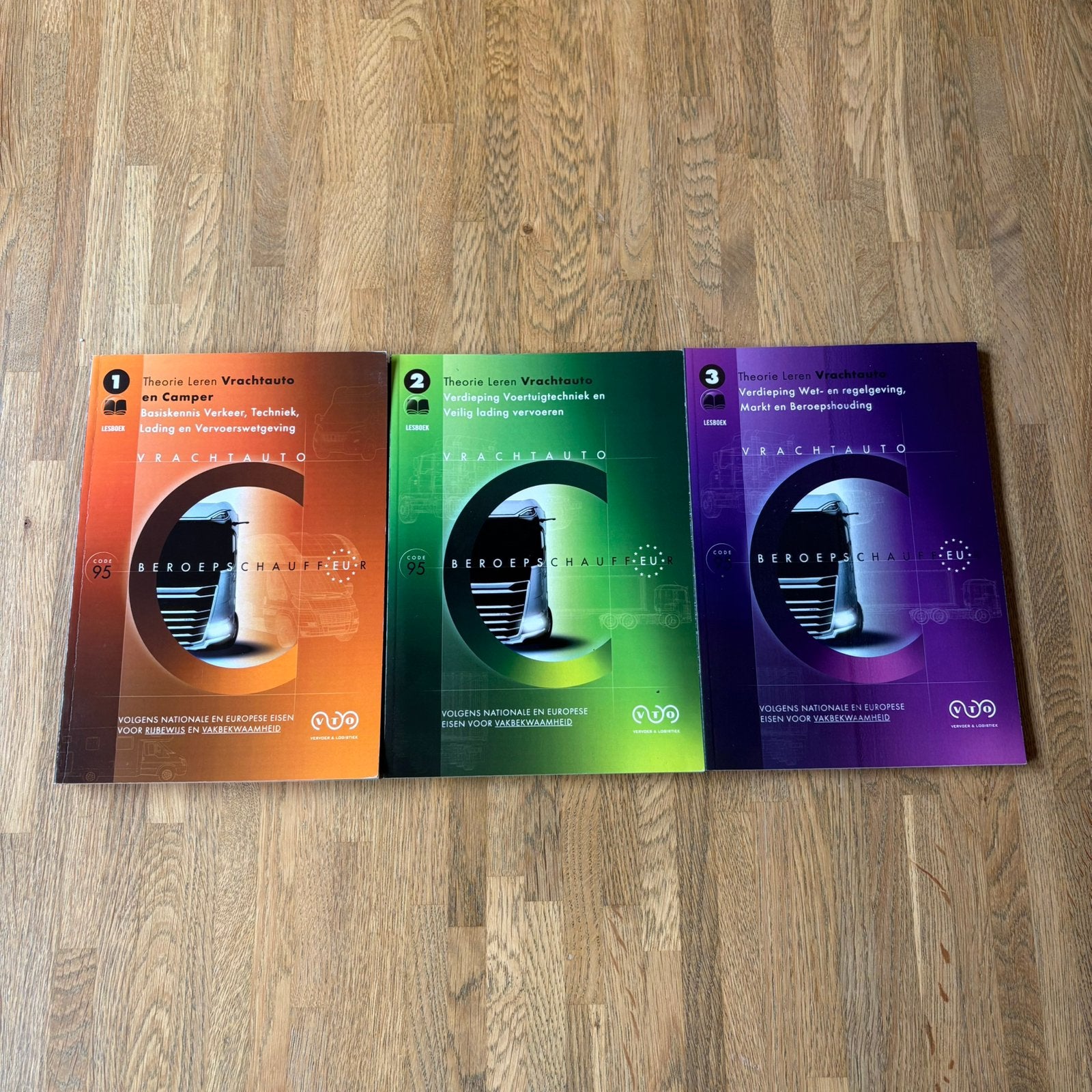 Vrachtwagen theorie boeken deel 1, 2, 3, Boeken, Ophalen of Verzenden, Alpha, Zo goed als nieuw, Niet van toepassing