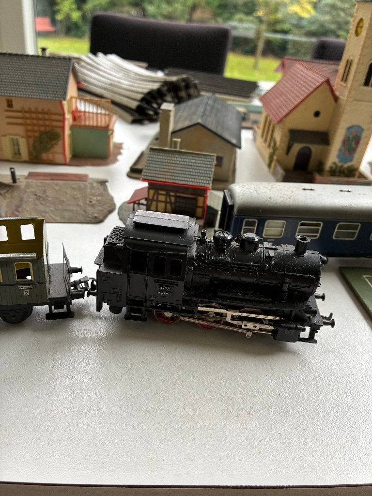 marklin treintjes, rails en huisjes, Ophalen, Wisselstroom, Gebruikt, Rails
