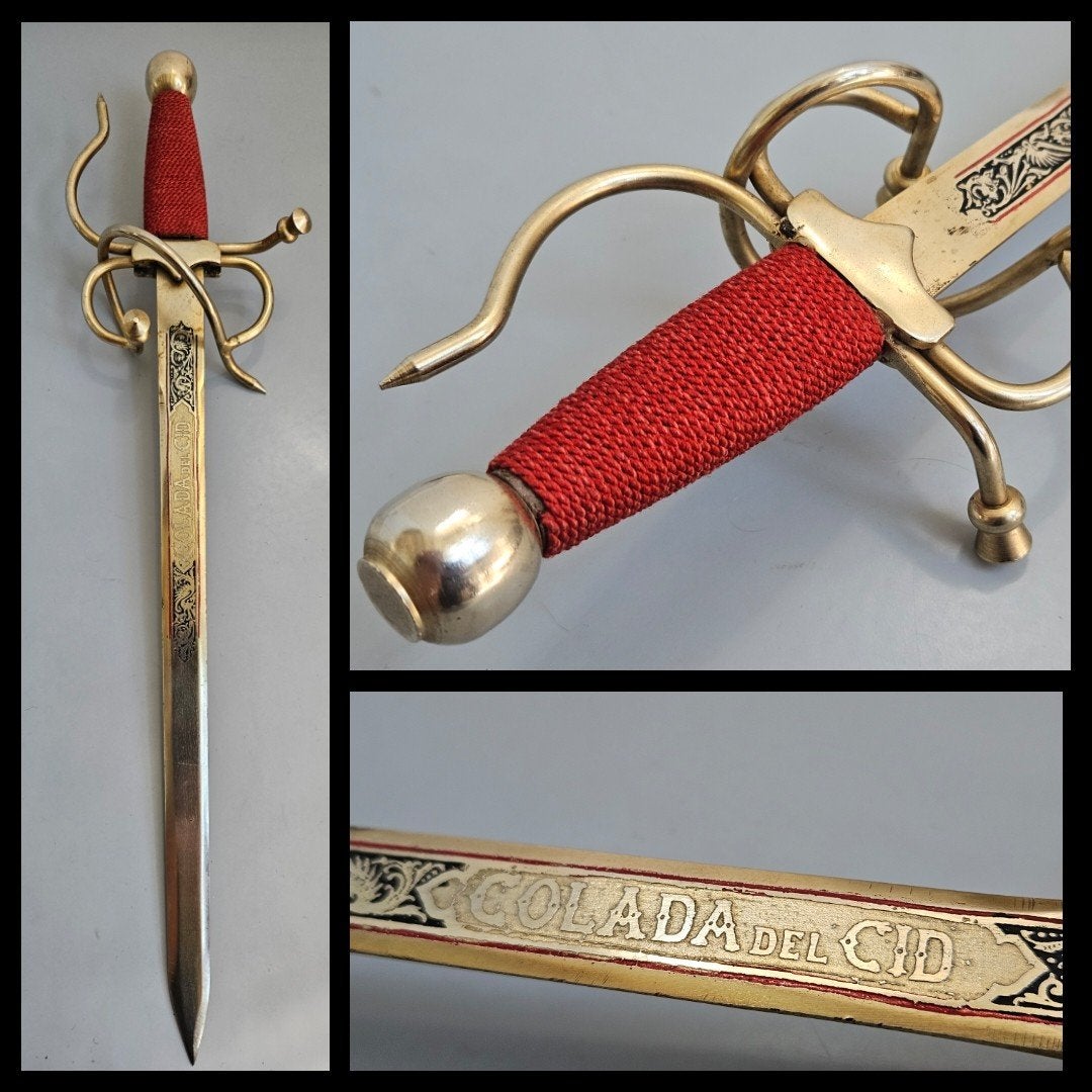 Toledo,  Spanje. replica Colada del cid, Rapier, Antiek en Kunst, Ophalen of Verzenden