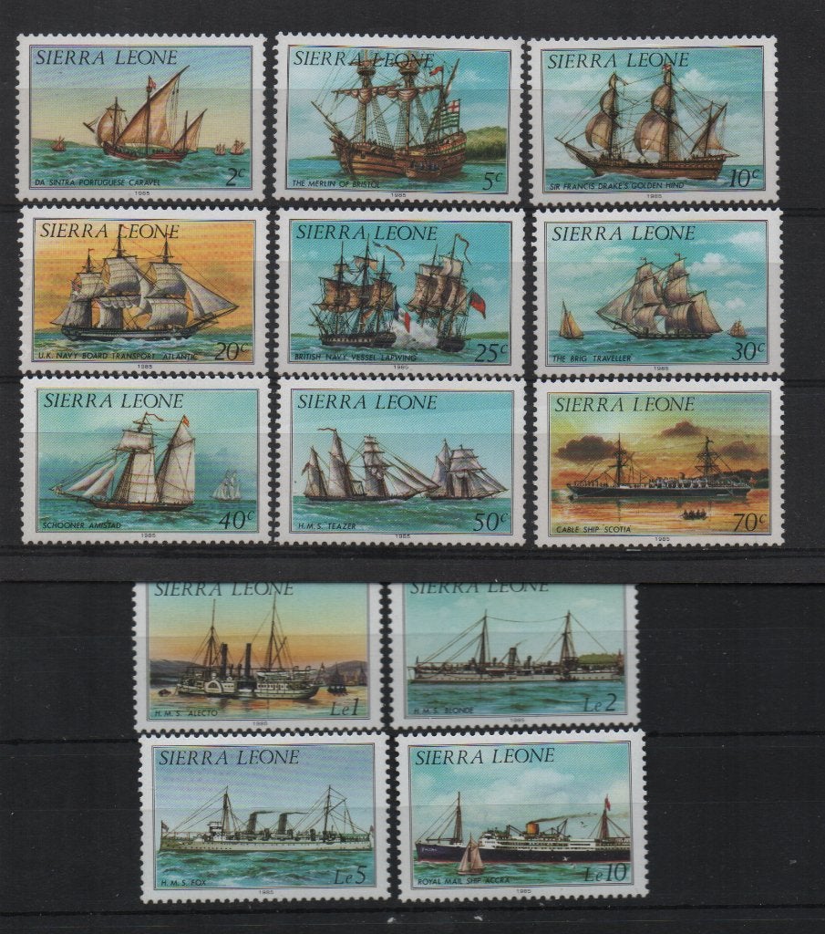 S440 Sierra Leone 756/60 postfris, Verzenden, Postfris, Dier of Natuur