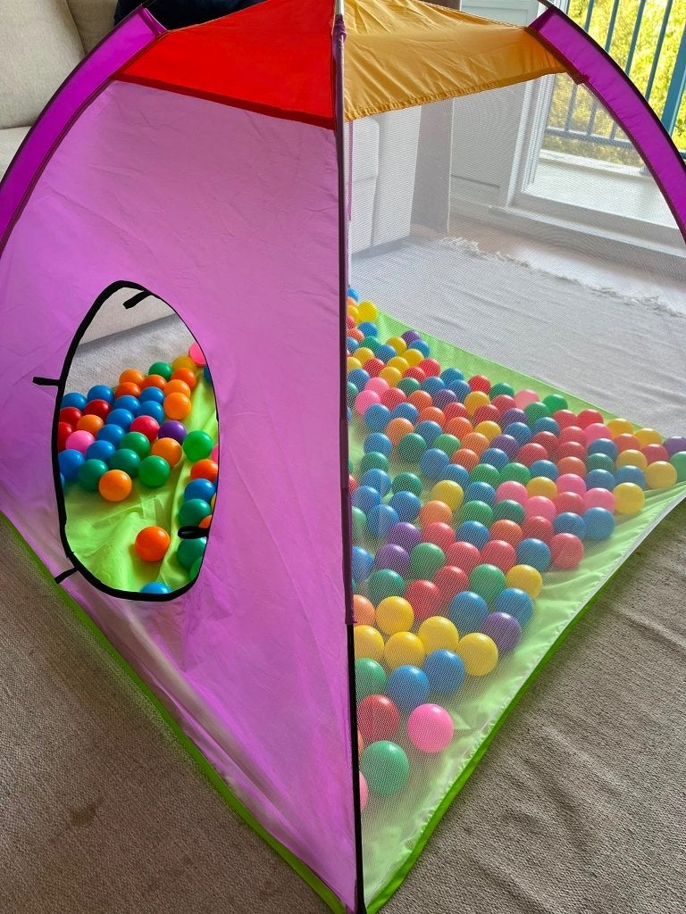 Speelhuis/tent//ballenbak/speelgoed, Ophalen, Gebruikt