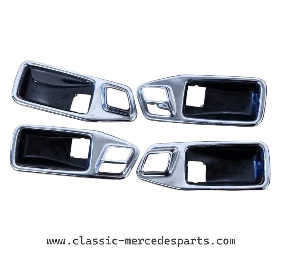 Chroomafwerking deuropener Mercedes w116, Gebruikt, -, Deur, Ophalen of Verzenden