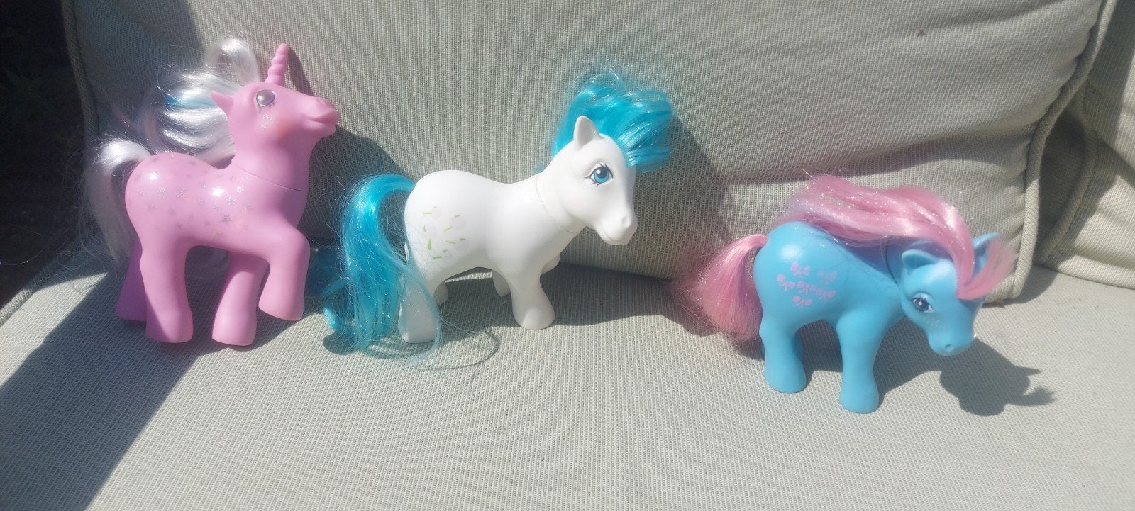 My Little Pony G1 Jaren '80 - 14 Grote en 5 Kleine Pony's, Ophalen of Verzenden, Gebruikt