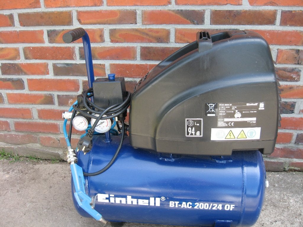 Einhell Compressor BT-AC 200/24OF, Ophalen, Gebruikt, 6 tot 10 bar, Minder dan 200 liter/min