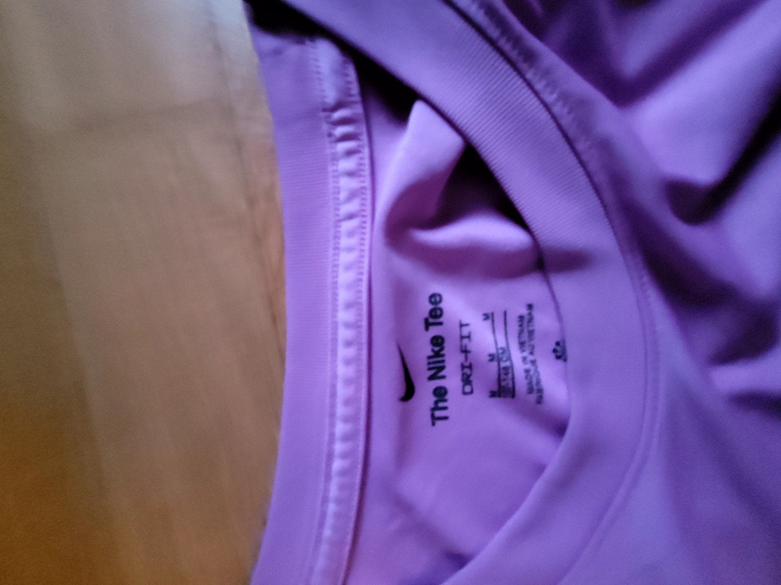 Nike Dri-FIT sportshirt en sportbroekje set, maat M, Maat 38/40 (M), Paars, Nike, Ophalen of Verzenden