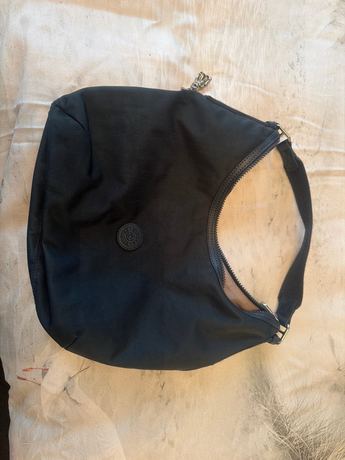 Donker blauwe Kipling Schoudertas - Nieuw, Ophalen of Verzenden, Nieuw, Blauw, Schoudertasje