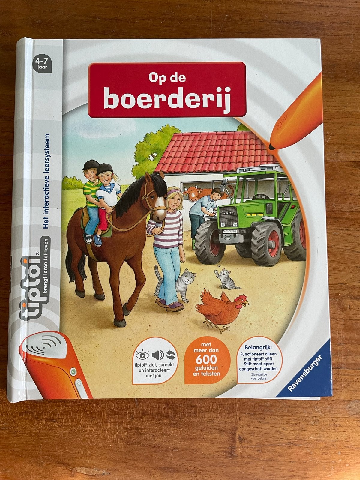 Tiptoi interactief boek: Op de boerderij (4-7 jaar), Ophalen of Verzenden, Zo goed als nieuw, 3 tot 4 jaar