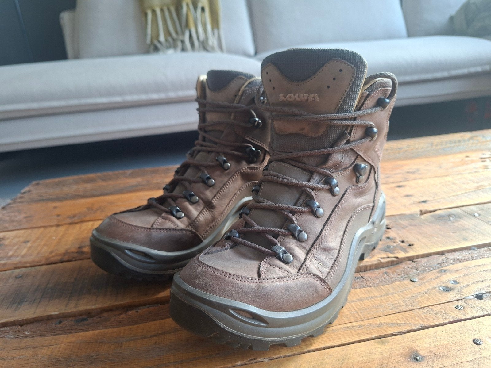 Lowa Renegade LL Mid Wandel/Trekkingschoenen - Maat 41, Ophalen, Zo goed als nieuw, Schoenen