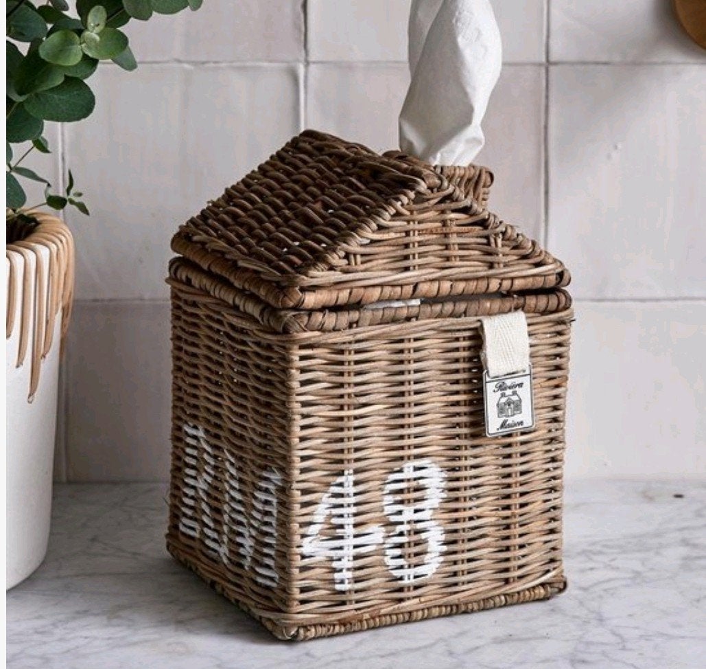 Rivièra maison rustic rattan RM 48 tissuebox, Ophalen of Verzenden, Nieuw