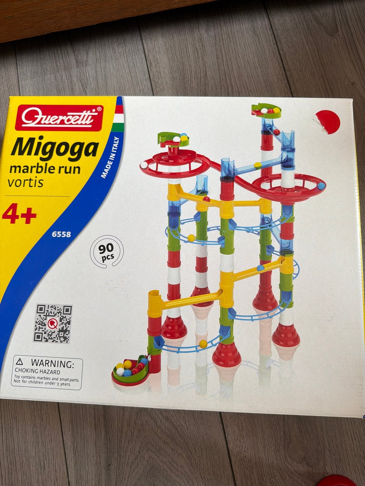 Quercetti Migoga Marble Run Vortis knikkerbaan, Kinderen en Baby's, Ophalen, Zo goed als nieuw, Bouwen