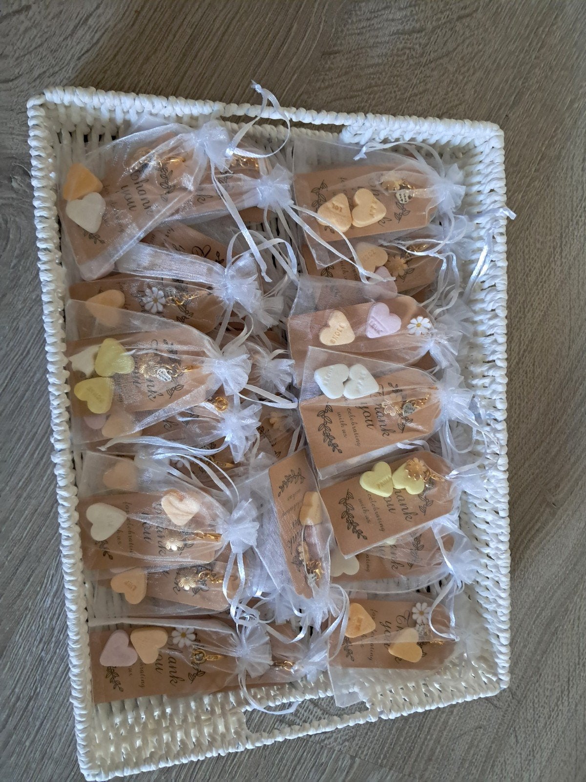 Bedankjes Bruiloft/Feestje, 33 stuks, Ophalen of Verzenden, Nieuw, Versiering, Geboorte of Huwelijk