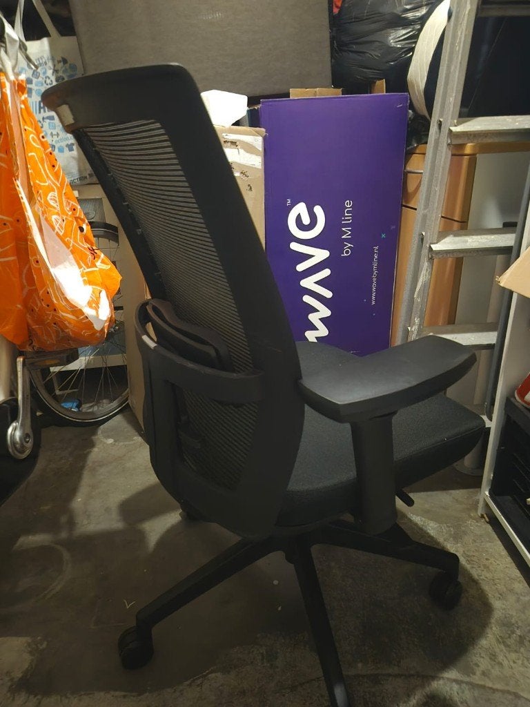 BENS 835-Ergo-4 - Ergonomische Bureaustoel, Ophalen, Gebruikt, Zwart, Bureaustoel