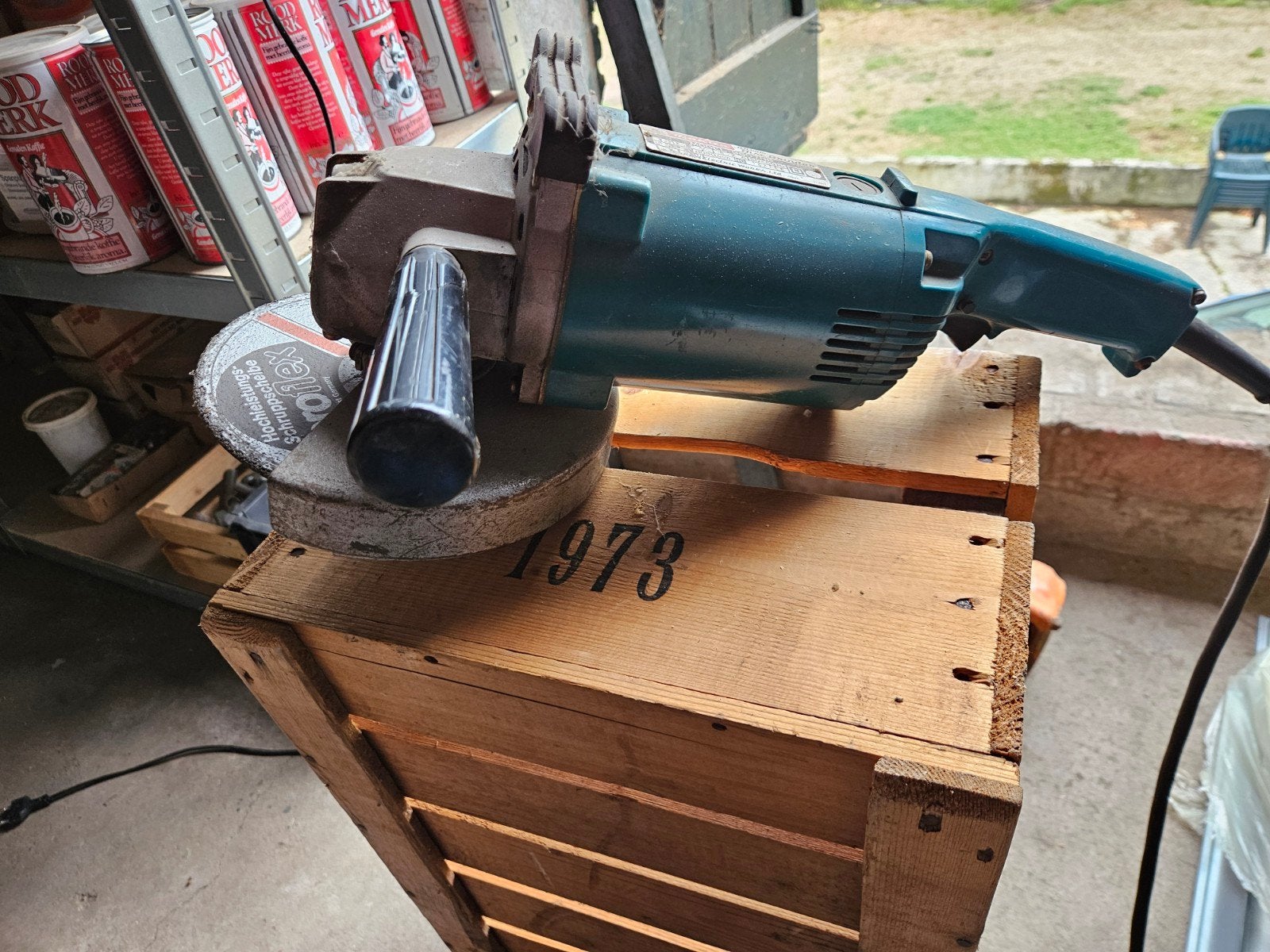 180mm Haakse slijper Makita 9607NB, Doe-het-zelf en Verbouw, Gereedschap | Slijpmachines, Ophalen, Gebruikt, 1000 watt of meer