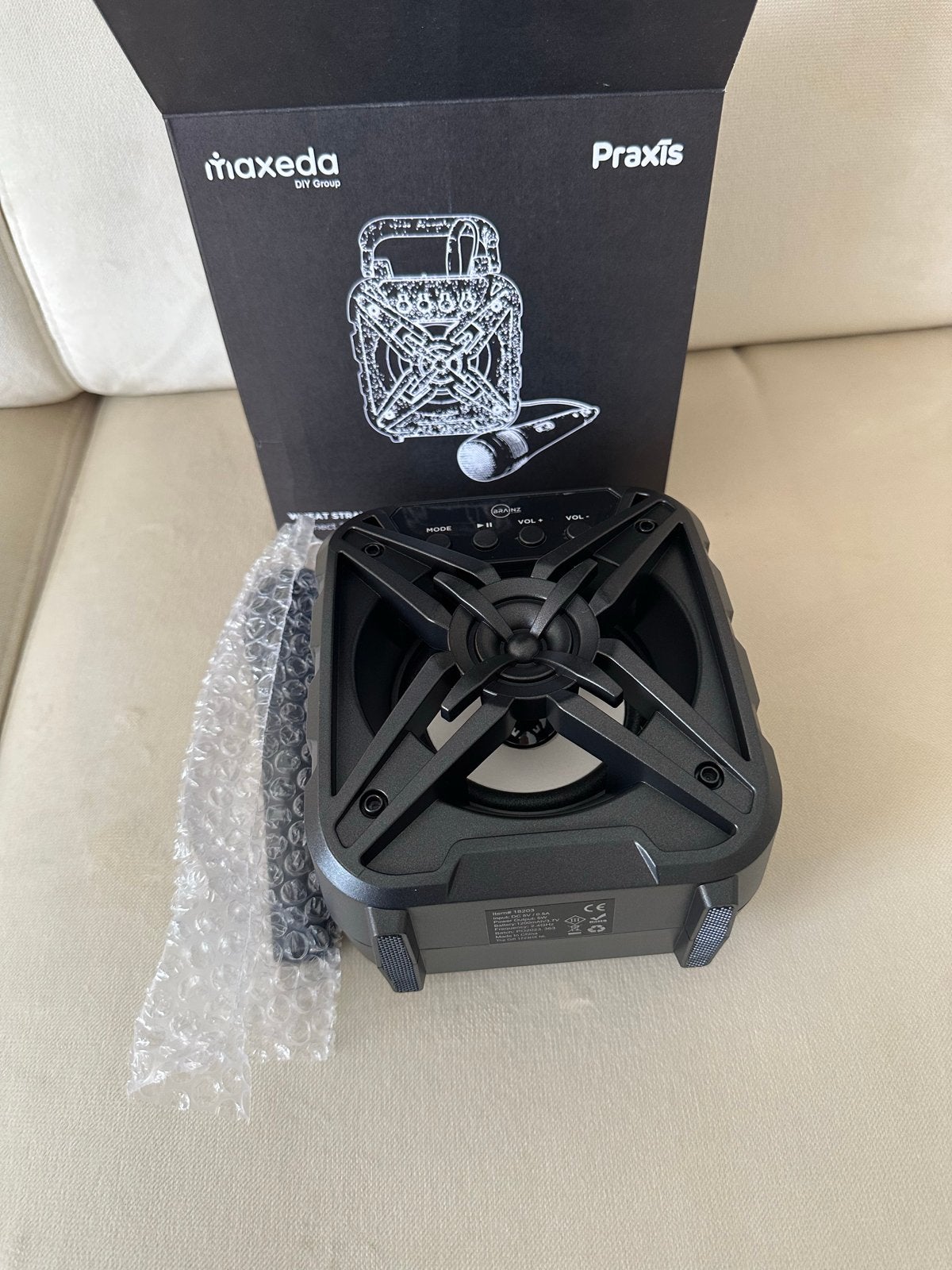 Maxeda Praxis Karaoke Speaker met Microfoon - Nieuw, Ophalen of Verzenden, Nieuw, Luidspreker(s)