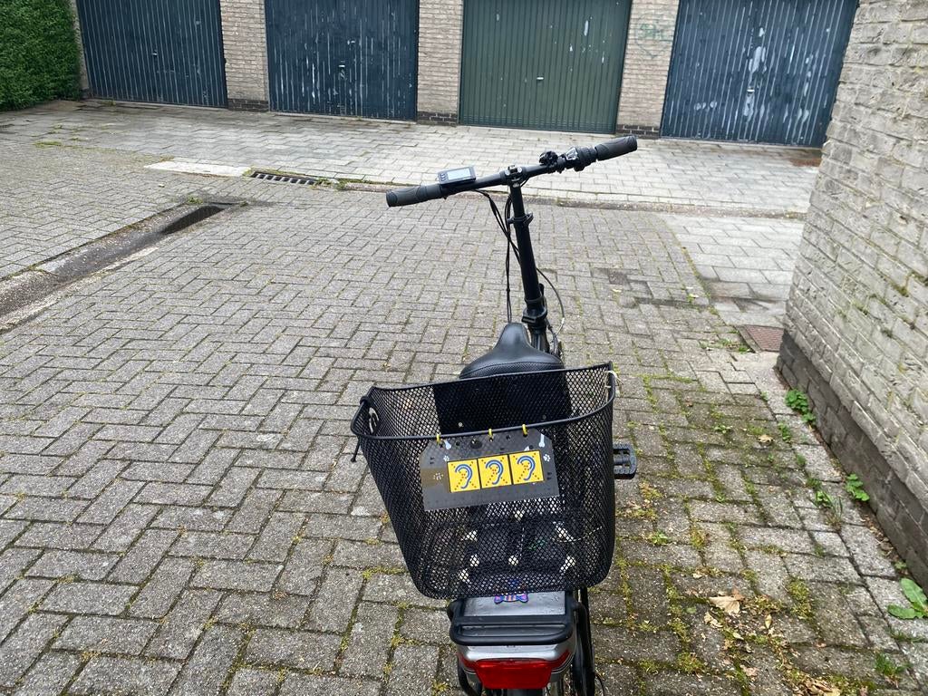 Talent opvouwbare elektrische fiets met mand, Fietsen en Brommers, Elektrische fietsen, Overige merken, Gebruikt, Ophalen of Verzenden
