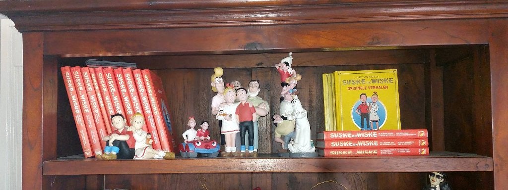 suske en wiske collectie met beeldjes, Boeken, Stripboeken, Complete serie of reeks, Ophalen of Verzenden, Nieuw, Willy van der Steen.