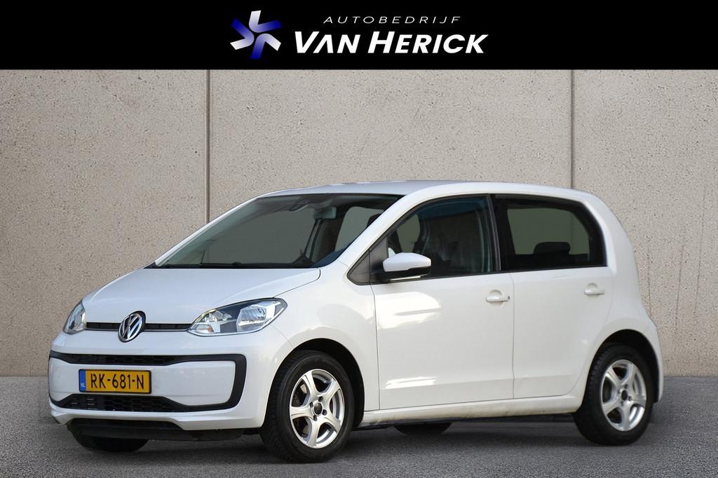 Volkswagen Up! 1.0 BMT move up! | Airco | DAB | LM velgen, Auto's, Voorwielaandrijving, Stof, Gebruikt, Wit