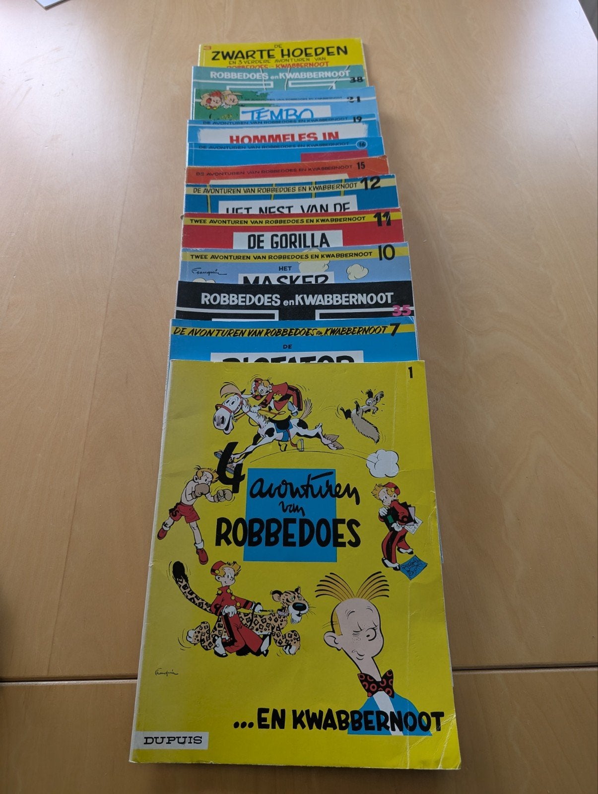 Robbedoes en Kwabbernoot stripboeken collectie, Meerdere stripboeken, Ophalen, Gelezen