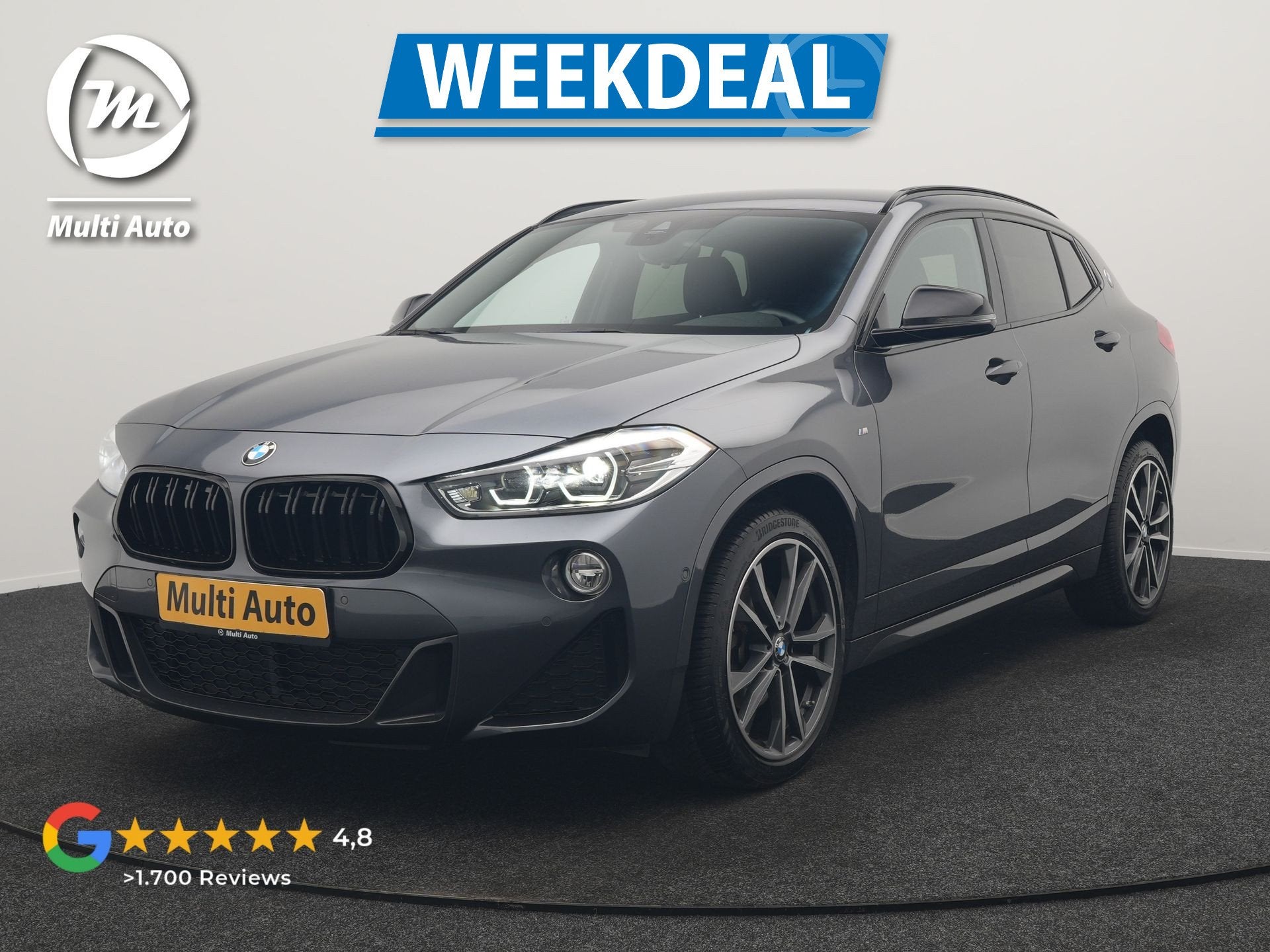 BMW X2 sDrive18i M Sport 140pk Dealer O.H. | Camera | Ledere, Gebruikt, Zwart, Leder, Bedrijf