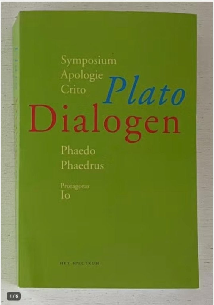 Plato Dialogen Symposium Apologie Crito, Boeken, Ophalen of Verzenden, Zo goed als nieuw