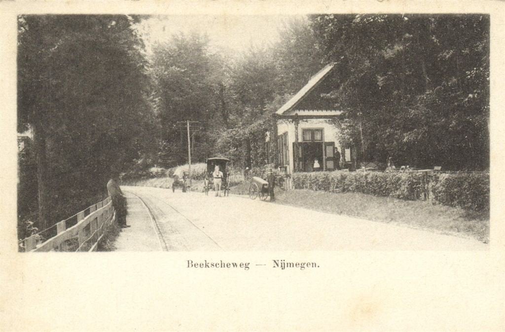 Beekscheweg - Nijmegen. - paard koets - ongelopen, Verzenden, Voor 1920, Ongelopen, Gelderland