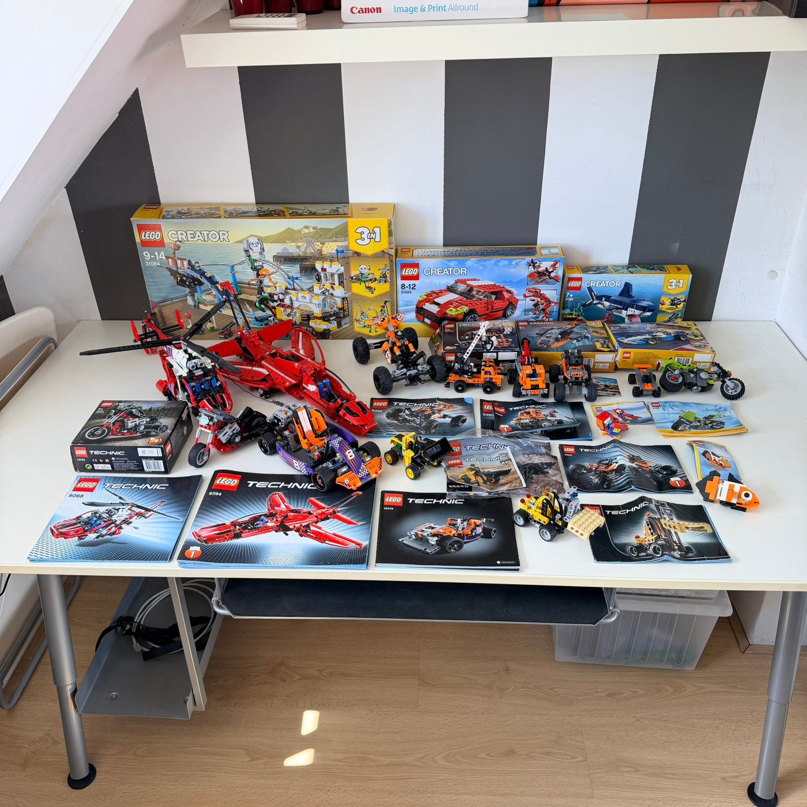 Grote nette LEGO set Technic & Creator 19sets oa 31084, 9394, Ophalen of Verzenden, Gebruikt, Complete set, Lego