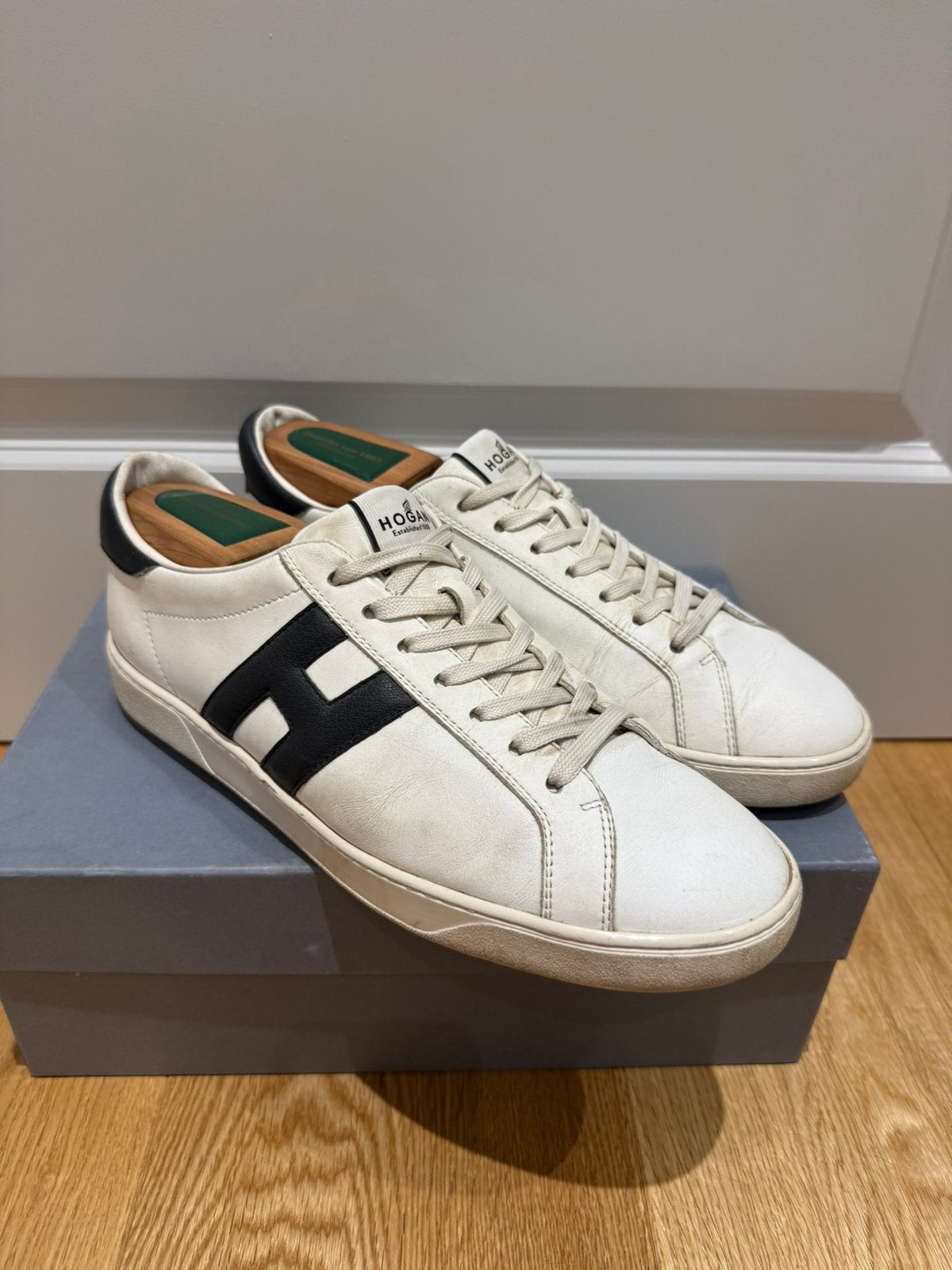 Hogan Cool Sneakers | UK 8 | (197), Kleding | Heren, Schoenen, Verzenden, Wit, Sneakers of Gympen, Gedragen