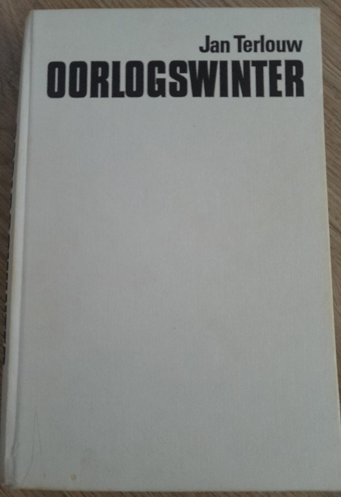 Oorlogswinter (vroege druk) door Jan Terlouw, Boeken, Ophalen of Verzenden, Gelezen, Jan Terlouw