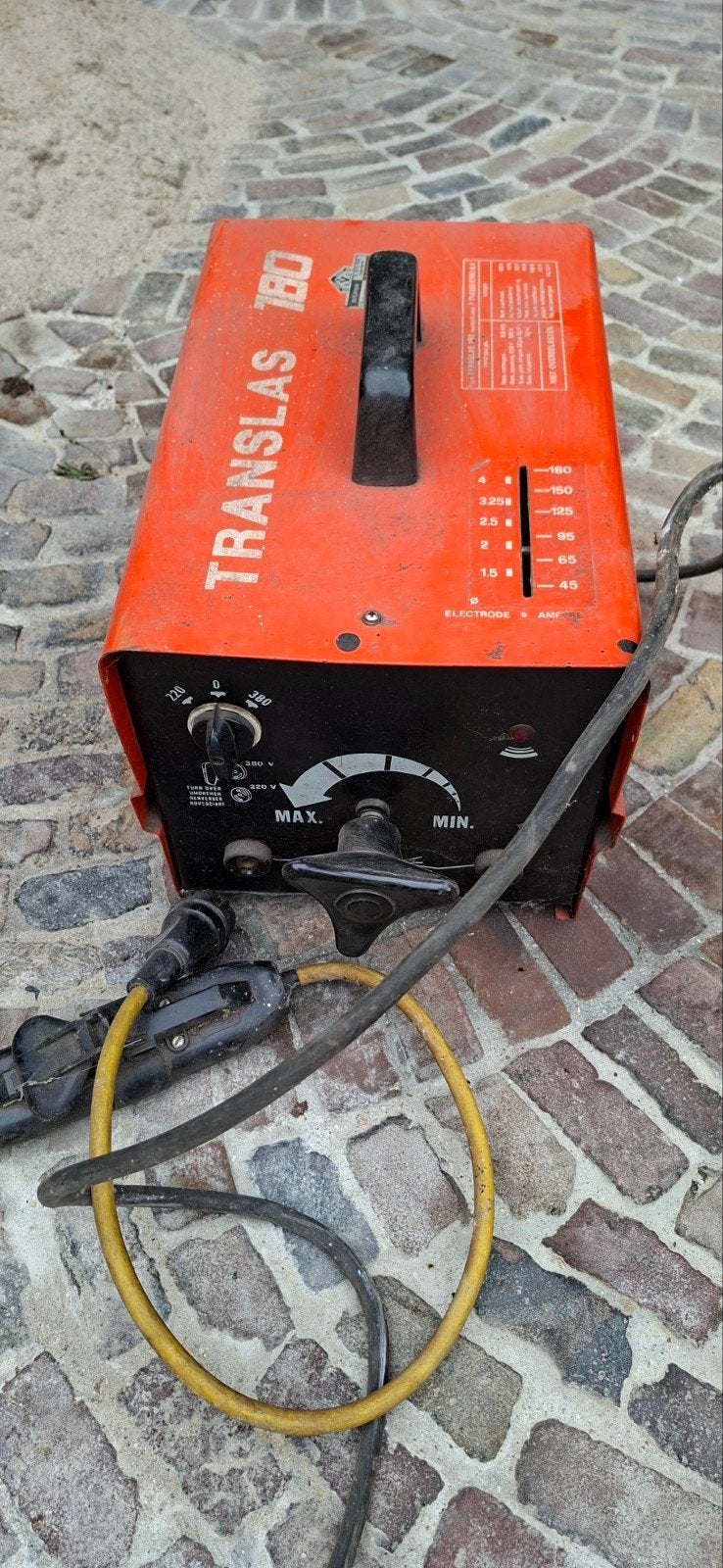 Translas 180 Lasapparaat Compleet - Gebruikt, Ophalen, 150 tot 250 ampère, Elektroden