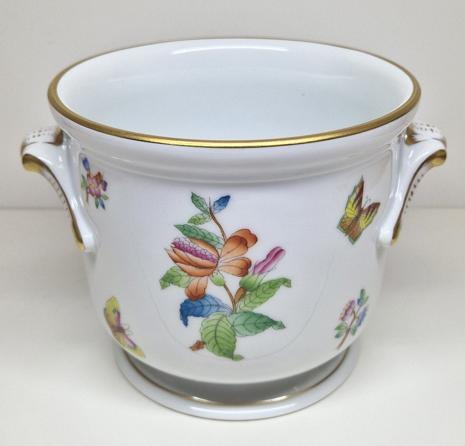 Herend Hongarije Queen Victoria VA decor cachepot nieuw., Ophalen