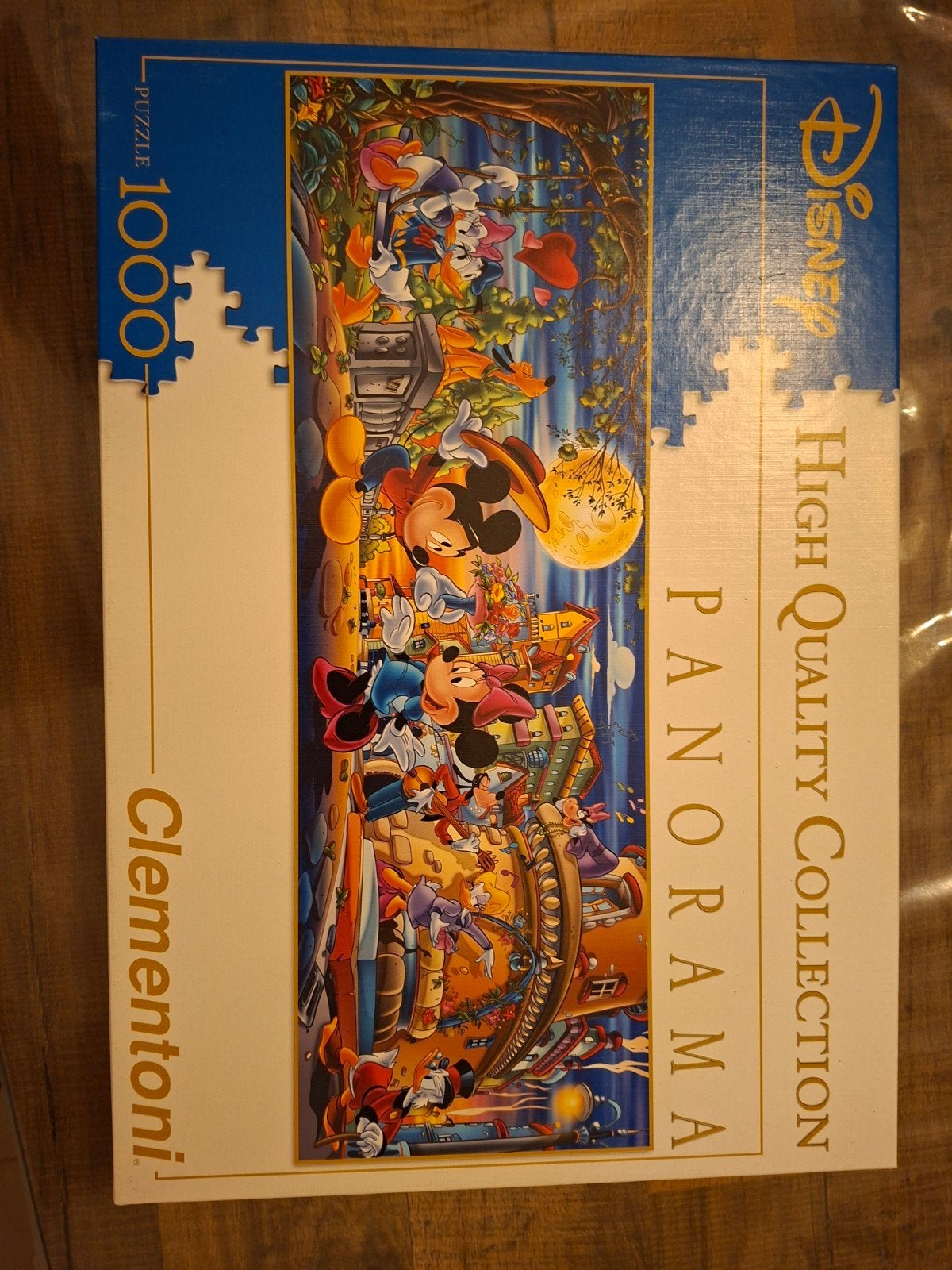Disney Clementoni Panorama Legpuzzel 1000 stukjes, Ophalen, Meer dan 50 stukjes, Zo goed als nieuw, 6 jaar of ouder