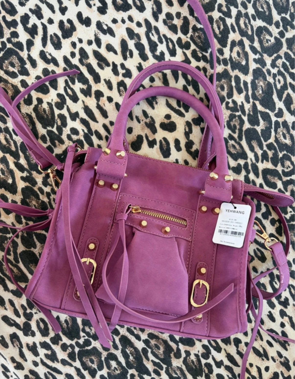 Paars fuschia city bag crossbody nieuw, Sieraden, Tassen en Uiterlijk, Tassen | Damestassen, Ophalen of Verzenden, Nieuw, Paars