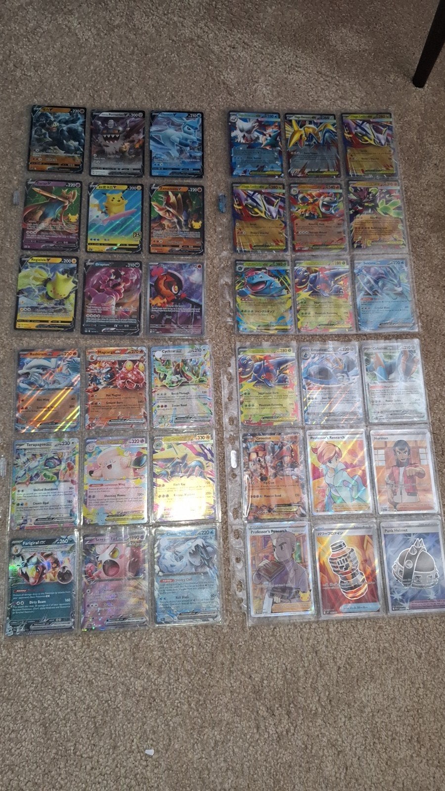 Grote collectie Pokémon kaarten - V, VMAX, EX, GX, Full Art, Hobby en Vrije tijd, Ophalen, Zo goed als nieuw, Meerdere kaarten