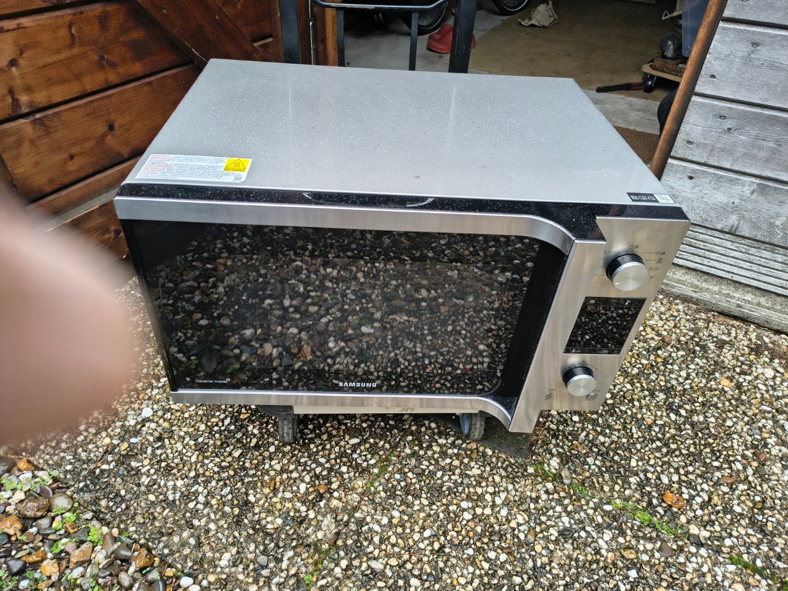 samsung MC457TGRC combi oven/magnerton 1 1/2 jaar oud, Witgoed en Apparatuur, Ovens, Ophalen, Minder dan 45 cm, Samsung, Hete lucht