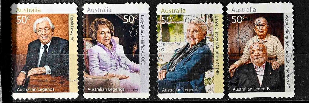 postzegels Australië 2008, Ophalen of Verzenden, Gestempeld