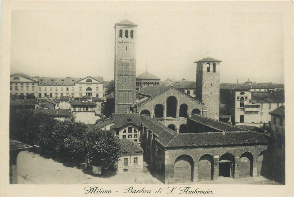 701-465-035 Milano Basilica di S Ambrogio, Verzenden, Voor 1920, Frankrijk