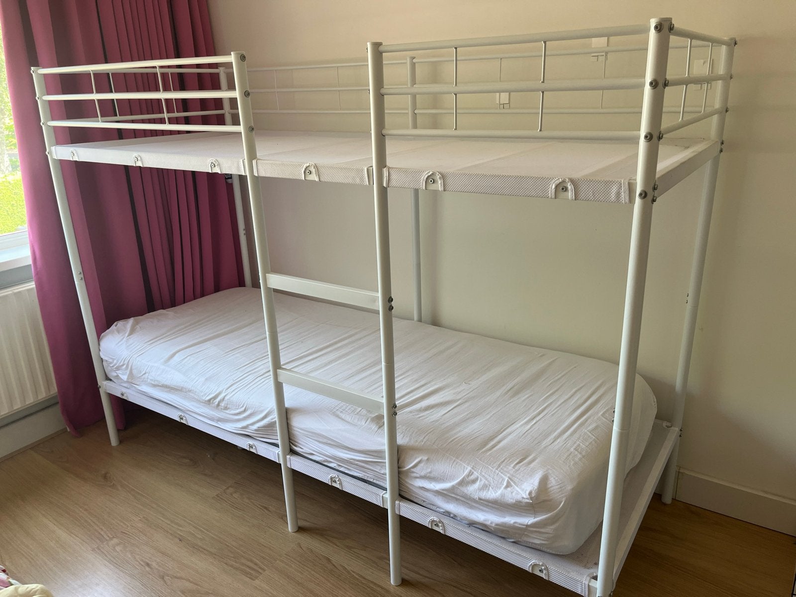 Stapelbed 80x200 (excl. matras), Huis en Inrichting, Slaapkamer | Stapelbedden en Hoogslapers, Ophalen, Tweepersoons, Minder dan 160 cm