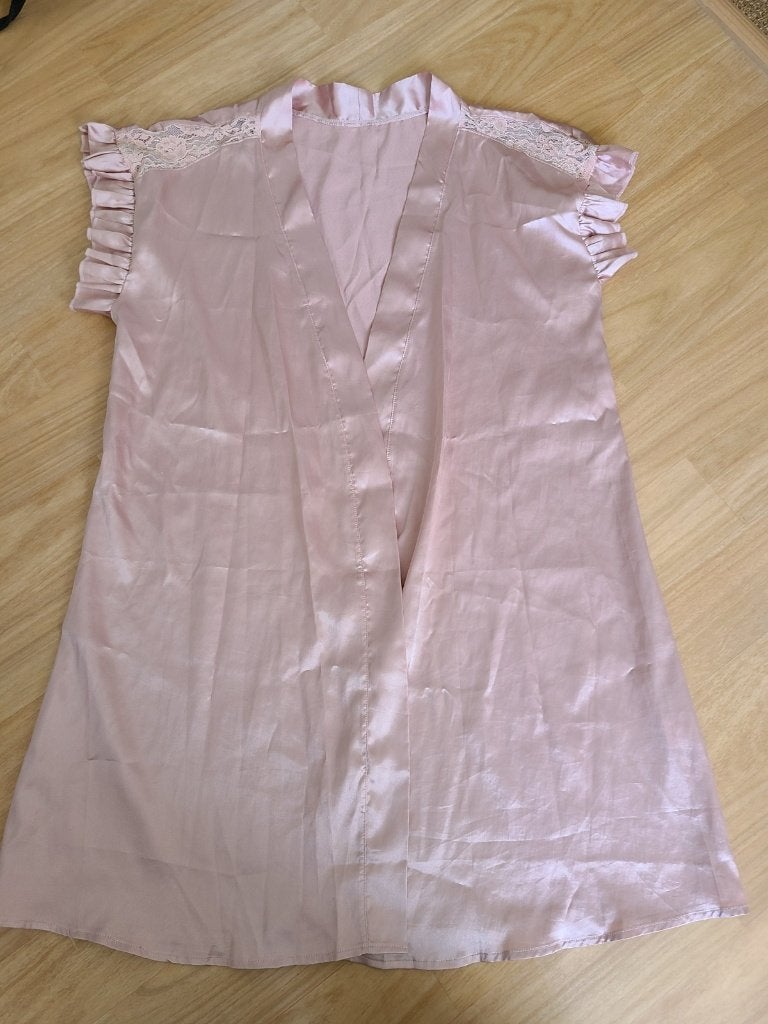Roze, satijnlook, tuniek/blousje, maat L, Ophalen of Verzenden, Nieuw, Maat 42/44 (L), Roze