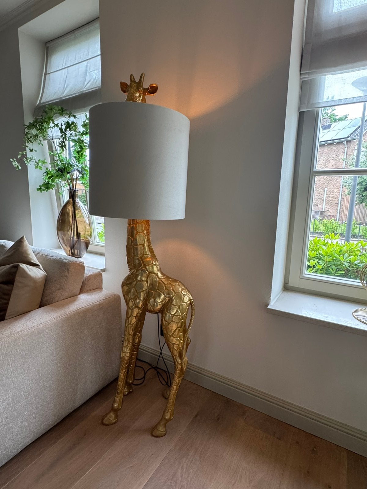 Giraffe lamp, Ophalen, Zo goed als nieuw, 150 tot 200 cm