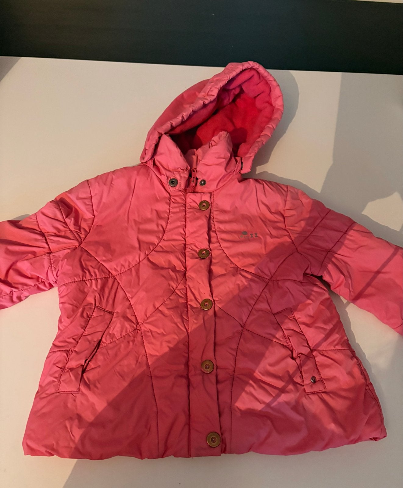 Roze Mexx winterjas voor meisjes maat 110/116, Ophalen of Verzenden, Zo goed als nieuw, Meisje