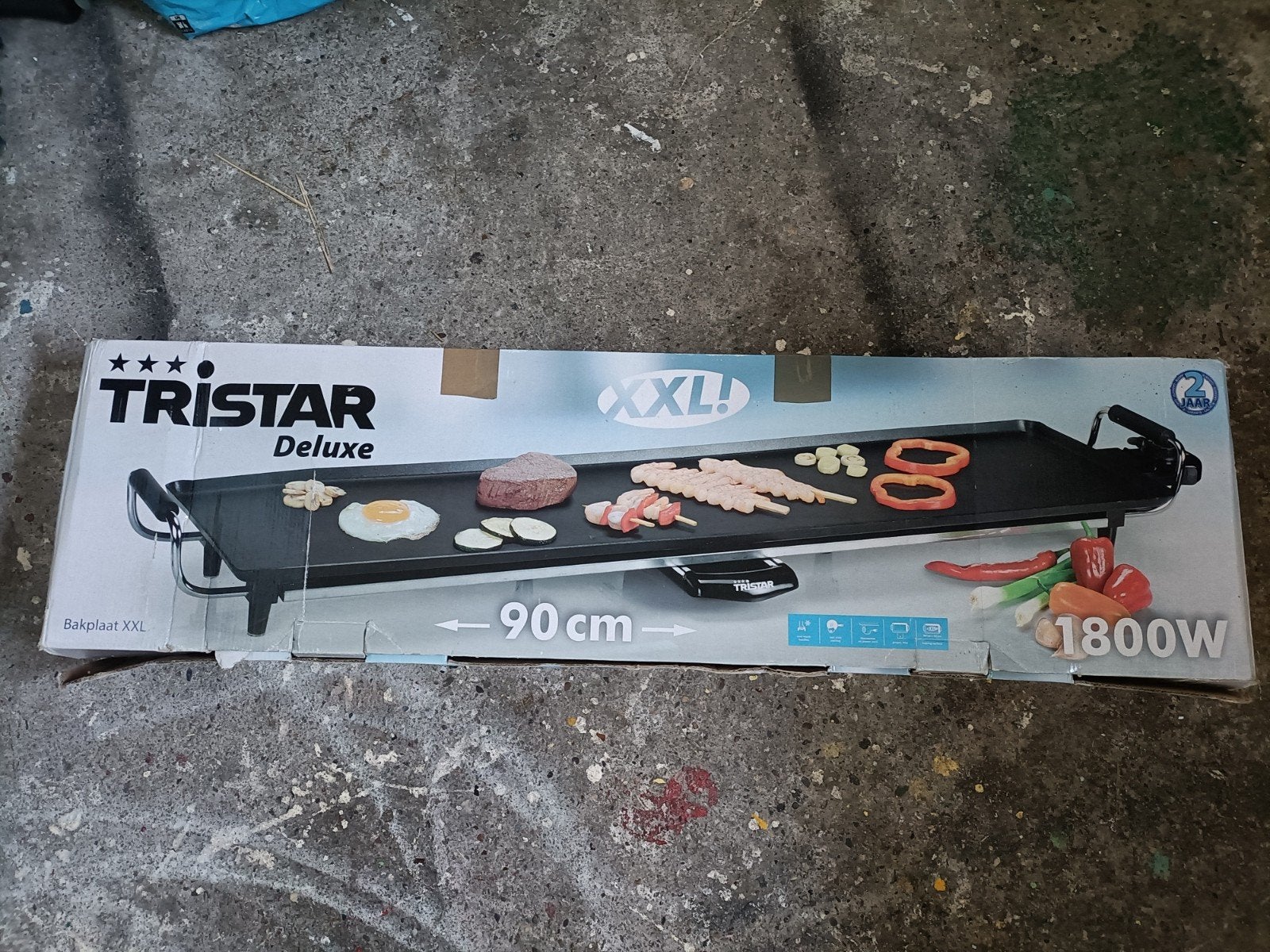 Grillplaat.   90 cm, Ophalen, Zo goed als nieuw, Tristar