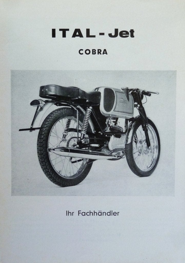 Folder ITALJET ITAL- Jet Cobra 1967 + ITALJET kaart, Ophalen of Verzenden, Zo goed als nieuw