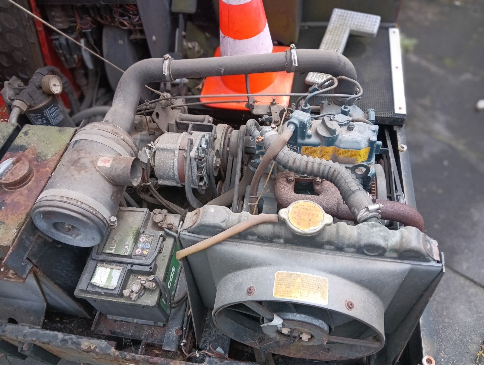 Hako veegmachine met Kubota motor, Ophalen of Verzenden