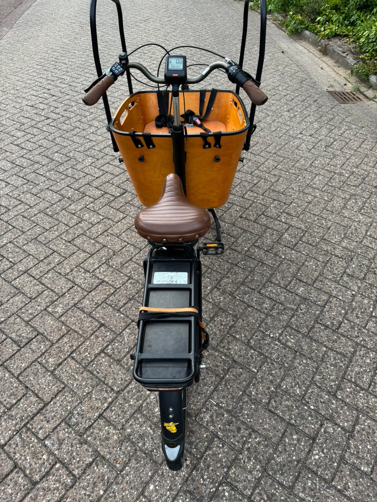 Electrische Bakfiets Qivelo Curve 2, Fietsen en Brommers, Fietsen | Bakfietsen, 4 kinderen of meer, Gebruikt, Elektrisch, Ophalen