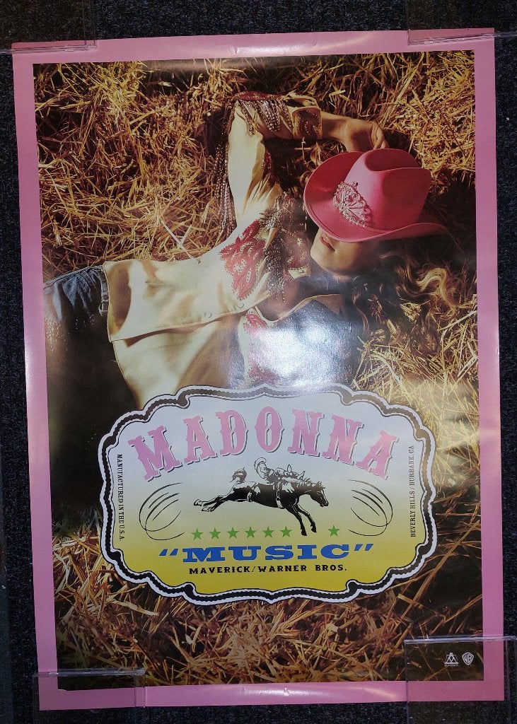 Madonna PROMO POSTER Music Origineel uit 2000 (#1), Verzenden, NvT, NvT, Zo goed als nieuw