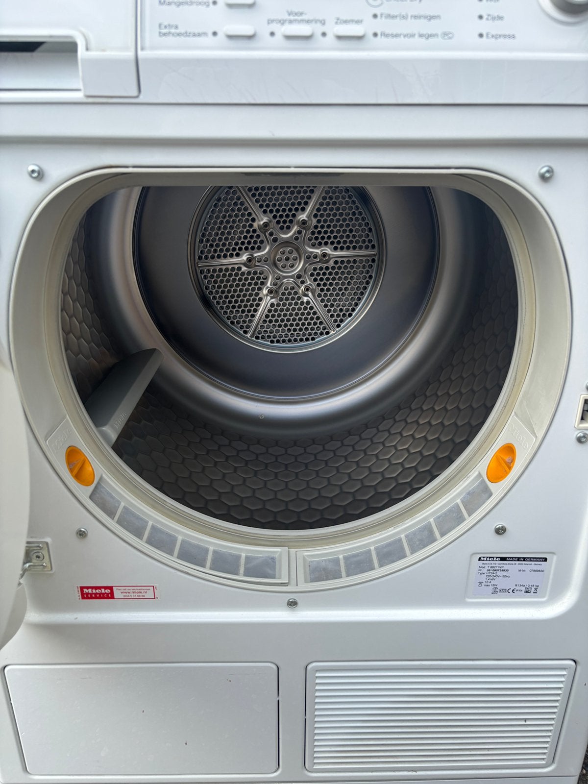 Foto 6 van Setje Miele wasmachine W3821 / Warmtepompdroger T8827WP 7kg