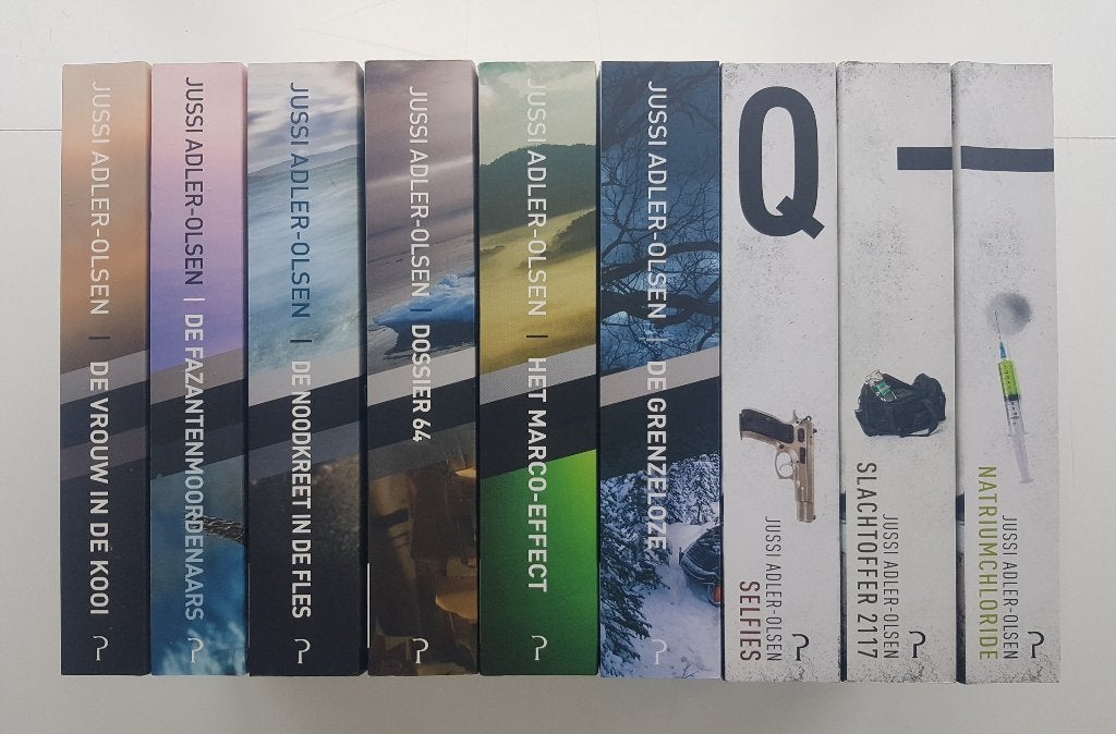 9x Jussi Adler Olsen - Serie Q Thrillers oa. Natriumchloride, Ophalen of Verzenden, Nieuw, Jussi Adler-Olsen, Scandinavië